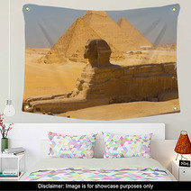 Sphinx Side View Pyramids Giza Composite Wall Art 41639960