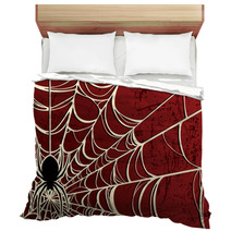 Spider Background—Red Bedding 39000602