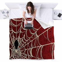 Spider Background—Red Blankets 39000602