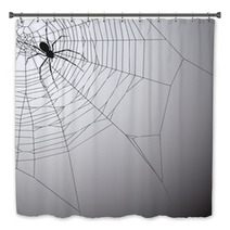 Spiderweb Background Bath Decor 18301222