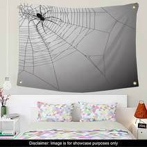 Spiderweb Background Wall Art 18301222