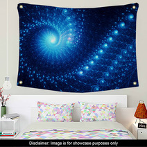 Spiral Fantasy In Space Wall Art 67059912