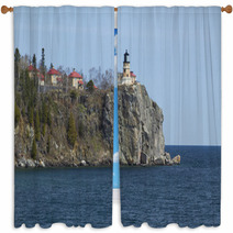 Split Rock Lighthouse Window Curtains 61807998