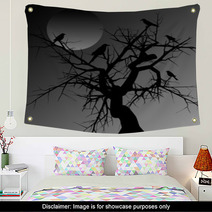 Spooky Tree Wall Art 4283057