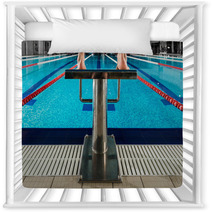 Sport Block Competition Man Swimmer Nursery Decor 161191238