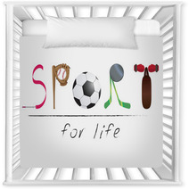 Sport For Life Nursery Decor 135902014