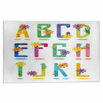 Spring Alphabet Full Set Letters A - L Rugs 3541657