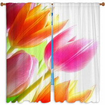 Spring Tulips Window Curtains 12942003