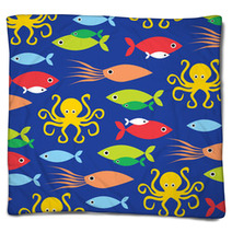 Squid And Octopus Blankets 80924119