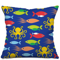 Squid And Octopus Pillows 80924119
