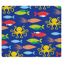 Squid And Octopus Rugs 80924119