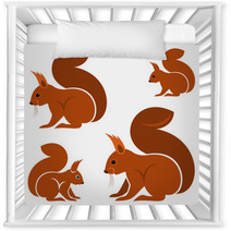 Squirrel Nursery Decor 78830089