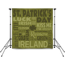 St. Patrick's Day Greeting Card Backdrops 49019312