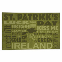 St. Patrick's Day Greeting Card Rugs 49019312