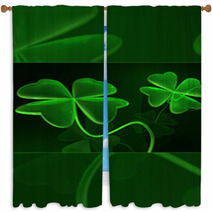 St. Patrick's Day Window Curtains 6320204