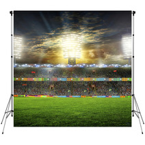 Stadium With Fans Backdrops 65621726