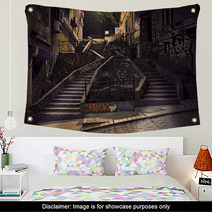 Staircase With Graffiti Wall Art 58947291