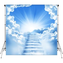 Stairs In Sky Backdrops 21209949