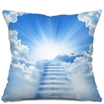 Stairs In Sky Pillows 21209949