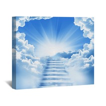 Stairs In Sky Wall Art 21209949