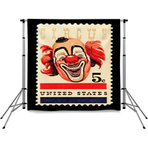 Stamp - Circus Clown Backdrops 1042849