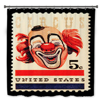 Stamp - Circus Clown Bath Decor 1042849
