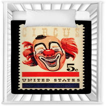 Stamp - Circus Clown Nursery Decor 1042849