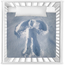 Stamp On Pole Snow Like Angel Wings Nursery Decor 30813917