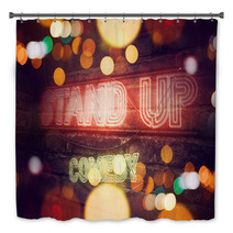 Stand Up Comedy Neon Sign Bath Decor 199473029