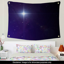 Star In Nebula Wall Art 51774680