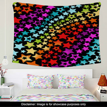 Star Seamless Background Wall Art 45279042