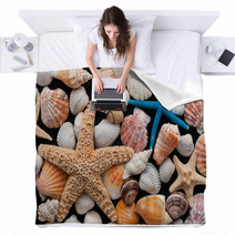 Starfish And Shells Blankets 58115867