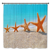 Starfishes On The Beach Bath Decor 63394337