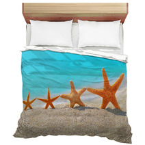 Starfishes On The Beach Bedding 63394337