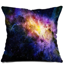 Starry Deep Outer Space Nebual And Galaxy Pillows 49383258