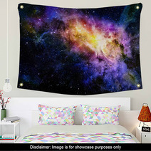 Starry Deep Outer Space Nebual And Galaxy Wall Art 49383258