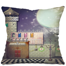 Starry Night In The Old Place Pillows 62953175