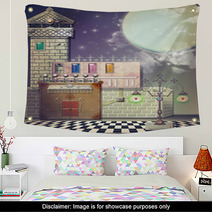 Starry Night In The Old Place Wall Art 62953175