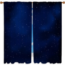 Starry Sky Window Curtains 65975218