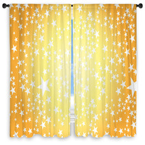 Stars Background Window Curtains 62126216