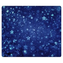 Stars On Blue Background Navy Blue Background With White Stars Glittering Stars At Night Stars Shining In Sky Rugs 92478609