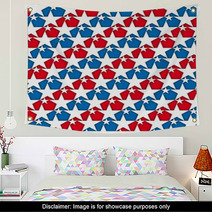 Stars & Stripes Background Wall Art 48998021