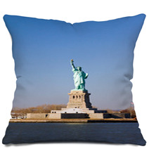 Statue Of Liberty In New York City Pillows 63601352