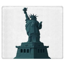 Statue Of Liberty Isolated 3D Rugs 68198808