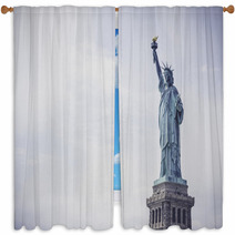 Statue Of Liberty Window Curtains 56211684