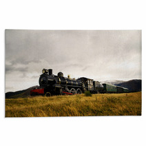 Steam Train In A Open Countryside Rugs 64426003