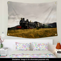 Steam Train In A Open Countryside Wall Art 64426003