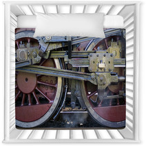 Steam Train Wheels Detail Nursery Decor 57222205