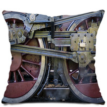 Steam Train Wheels Detail Pillows 57222205
