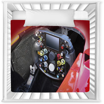 Steering Wheel In F1 Race Car Nursery Decor 41212194